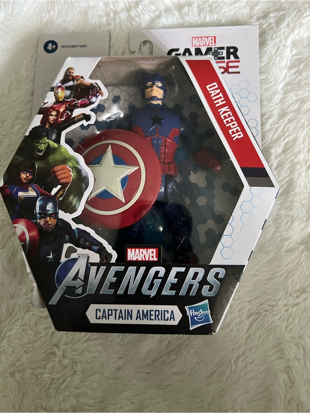Marvel Avengers Gamerverse Captain America Oath Keeper Action Figure with Shield
